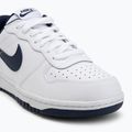 Männer Nike Big Low Weiß/Midnight Navy Schuhe 7