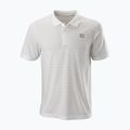 Herren Tennishemd Wilson Stripe Polo weiß WRA789703