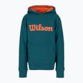 Wilson Tennis Script Cotton PO Hoody für Kinder blau WRA769219