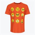 Kinder-Tennisshirt Wilson Emoti-Fun Tech Tee orange WRA807403