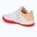 Damen Tennisschuhe Wilson Kaos Stroke 2.0 weiß/pfirsich perfait/infrarot 3