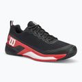 Herren Tennisschuhe Wilson Rush Pro 4.5 schwarz/infrarot/weiß