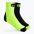 Herrentennissocken HYDROGEN Box Performance 2 Paar schwarz/gelb R03800D56