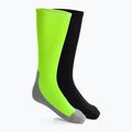 Herrentennissocken HYDROGEN 2 Paar schwarz/gelb T00306D81