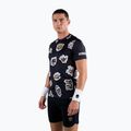 Herren-Tennisshirt HYDROGEN Tattoo Tech schwarz T00504007