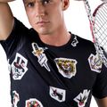 Herren-Tennisshirt HYDROGEN Tattoo Tech schwarz T00504007 5