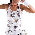 Damen-Tennisshirt HYDROGEN Tattoo Tech weiß T01525001 3