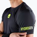 Herren HYDROGEN Panther Tech Tee schwarz/gelb Tennisshirt 3
