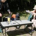Klappbarer Campingtisch KADVA CAMPtable groß für 4-6 Personen grau 18