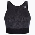 Damen Trainings-BH Gym Glamour Top Snake grau 366 5