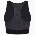 Damen Trainings-BH Gym Glamour Top Snake grau 366 6