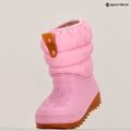 Crocs Classic Neo Puff Boot Kleinkind rosa Tweed / Gummi Kinderschneestiefel 9