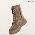 Schuhe Damen Geox Lamidie + Grip taupe 18