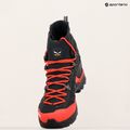 Damen-Trekkingstiefel Salewa Ortles Light Mid PTX flamme/schwarz 10