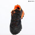 Trekking Wander Schuhe Herren Mammut Ducan II Low GTX black/ dark tangerine 9