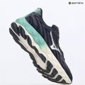 Laufschuhe Damen Mizuno Wave Sky 8 india ink/neo silver/dusty jade green 9