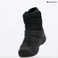 KEEN Puffrider WP Kinder-Trekkingstiefel schwarz/stahlgrau 9