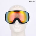 Skibrille UVEX Downhill 2100 V black matt/mirror rainbow clear 7