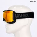 Skibrille UVEX Downhill 2100 CV black matt/mirror orange yellow 7