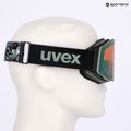 Skibrille UVEX Gravity FM acid green matt/mirror opal orange clear 7