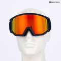 Skibrille UVEX Athletic CV navy matt/mirror orange green 6