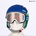 Skihelm Kinder HEAD Mojo Set + Gogle Jr blue/green/silver red 8