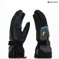 Skihandschuhe Reusch Outset R-Tex XT black melange/safety yellow/brilliant blue 12