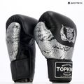 Boxhandschuhe Top King Muay Thai Power Snake black/silver 7