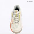 Tennisschuhe Damen Mizuno Break Shot 4 AC snow white/ neon flame/ ghost gray 9