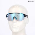 Tifosi Sledge Lite Clarion Fototec mattschwarze/clarionblaue phototrope Sonnenbrille 7