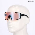 SCOTT Shield schwarz matt/blaue Chrom-Enhancer-Sonnenbrille 7