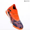 Fußballschuhe Kinder PUMA Future 8 Match Creativity TT orange poppy/black/dark amethyst/electric peppermint 9