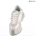KARL LAGERFELD Damen Velocette Embro Nft weiß Leder/Textil m/Silber Schuhe 9