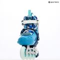 Kinder Inline-Skates ATTABO Flashled verstellbar blau 19