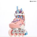 Kinder Inline-Skates ATTABO Flashled einstellbar rosa 20