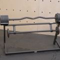 TREXO 36 kg verstellbares Langhantelset 16