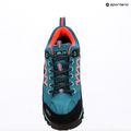 Damen-Trekkingstiefel CMP Moon Low Wp teal/rot fluo 9