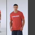 Tennis-Shirt Herren HEAD Club Original red 4