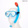 AQUASTIC Shelly Kinderschnorchelset Maske + Schnorchel hellblau 12