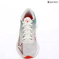 Damen Laufschuhe Mizuno Wave Rebellion Sonic 2 river weiß/cayenne/grauer Nebel 9