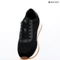 Calvin Klein Damen Schuhe YW0YW01888 Retro Runner Low Laceup Canvas schwarz/hellweiß 9