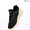 Calvin Klein Damenschuhe YW0YW01855 Eva Runner Socke Mg Tech Mix schwarz/pistazienfarben/weiß jade 9