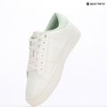 Calvin Klein Damenschuhe YW0YW01444 Classic Cupsole Lowlaceup Lth Wn Hellweiß/Mondlicht Jade 9