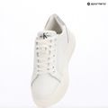 Calvin Klein Damen Schuhe YW0YW01224 Cupsole Mono Lth Wn weiß/silber 9