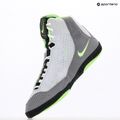 Nike Inflict 4 Fußball Wrestling Schuhe grau/Lime Blast/anthrazit/weiß 9