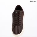 Damenschuhe Calvin Klein YW0YW01781 3 Cupsole Laceup PU MG burgundy/bright white 9