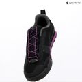 Damen Plateau Radschuhe Giro Tracker Fastlace schwarz/throwback lila 13