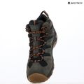 Trekkingschuhe Herren KEEN Headout Mid Waterproof black olive/fossil orange 9