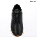 Herren Sneaker Calvin Klein YM0YM01381 Retro Runner Leather Tape black/bright white/gum 9