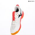 Mizuno Wave Momentum Pro Volleyballschuhe weiß/feurige Koralle 2/Zitrus 18